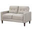 Causeuse capitonnée beige-1953897327