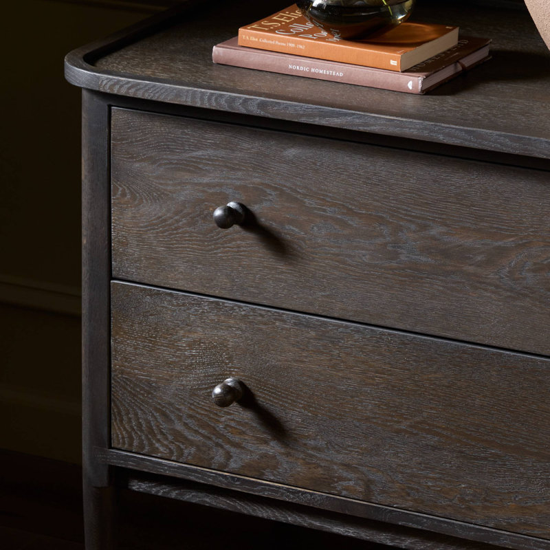 Franny Nightstand, Espresso Oak