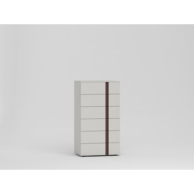 Terry Solid Wood 50cm W 6 - Drawer Chest of Drawers