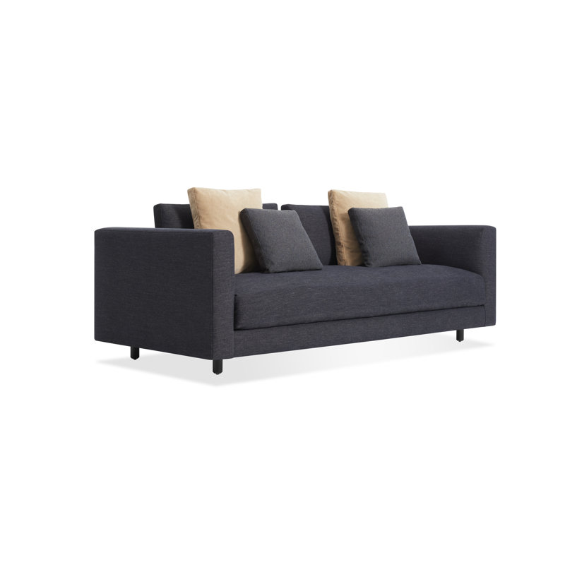 Hands Down Sofa, Tofte Navy Polyester Blend/Dark Gray