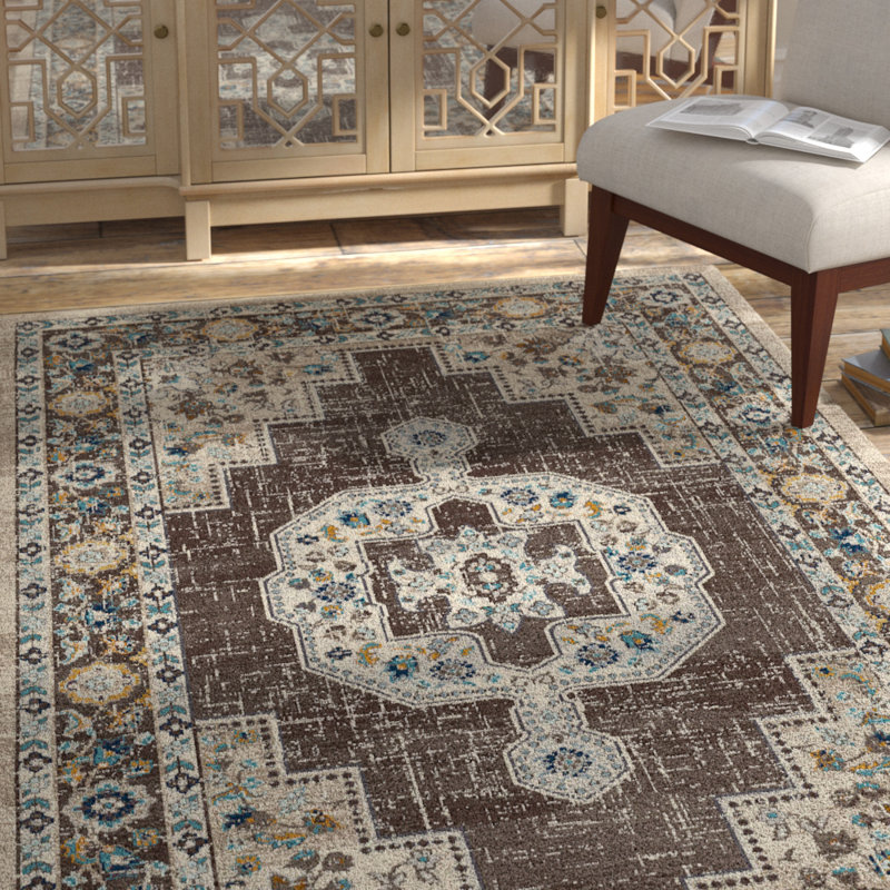 Lavertue Oriental Indoor Rug, Rectangle 7'10" x 10'10"