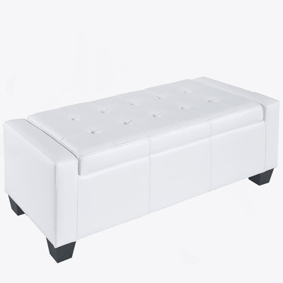 Rectangular Bench, Tufted Bench With Storage