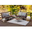 Foland Indoor & Outdoor Boho Rug Grey/Ivory-1023062663