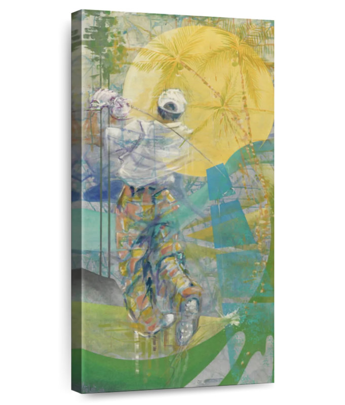 El Golfista, 42" H x 21" W