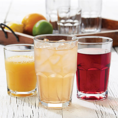 Ensemble de verres et de verres à jus 18 pièces Libbey Boston