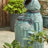 3 Tier Embossed Pattern Ceramic Pots Fountain with Light-154993333-177377052