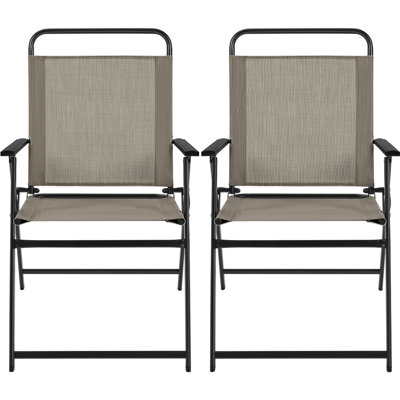 Foldable Outdoor Patio Dining Armchair