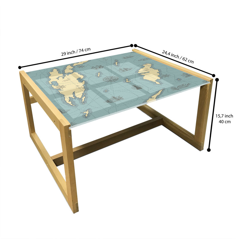 Jaleesia Sled Coffee Table, 62cm H x 74cm W x 40cm D