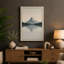Mountain Reflection Scandinavian - Wrapped Canvas-1945319377-1945319370