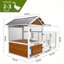 Grand poulailler d'extérieur 80 po Raisingh-213451350