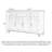 American Country-style Birch Multi-functional Sideboard