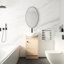 Meuble-lavabo de salle de bain - autoportant, meuble bas