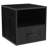 Stackable Side Table with Drawer, Black-1971303236