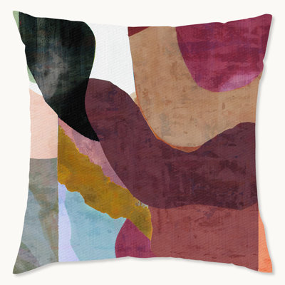Abstract Outdoor Throw Pillow