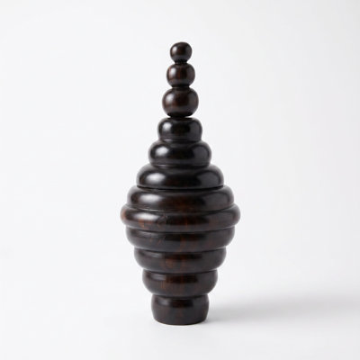 Ebony Wood Collection Wood Jar