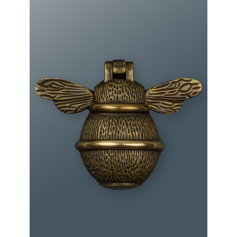 Shannon Bee Door Knocker, Bronze