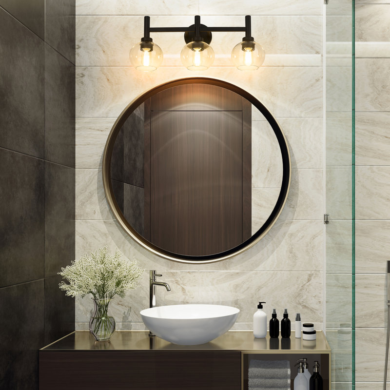 Jojean 3 - Light Dimmable Vanity Light, Matte Black