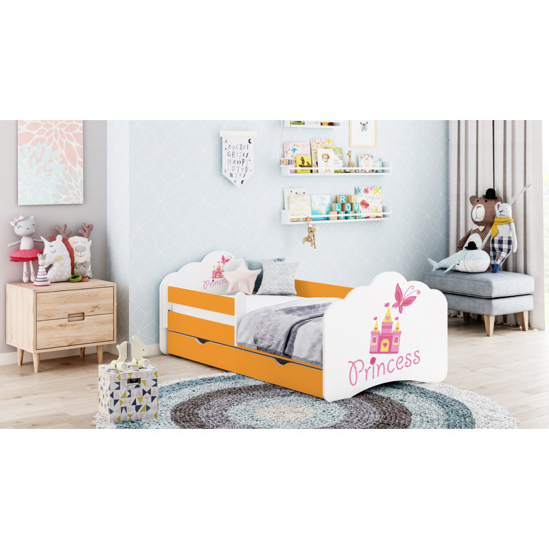 Quesada Cabin Bed Themed Beds, Orange, 80cm x 160cm