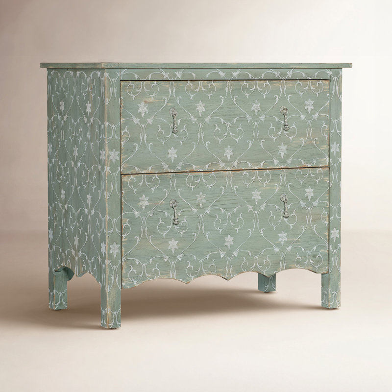 Americana Two-Drawer Accent Chest