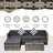 Felicity Rattan 3 - Sofa Set with Cushions-1805799890