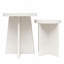 Tables de bout rondes, ensemble de 2