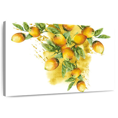 Yarlin aquarelle citrons dorés