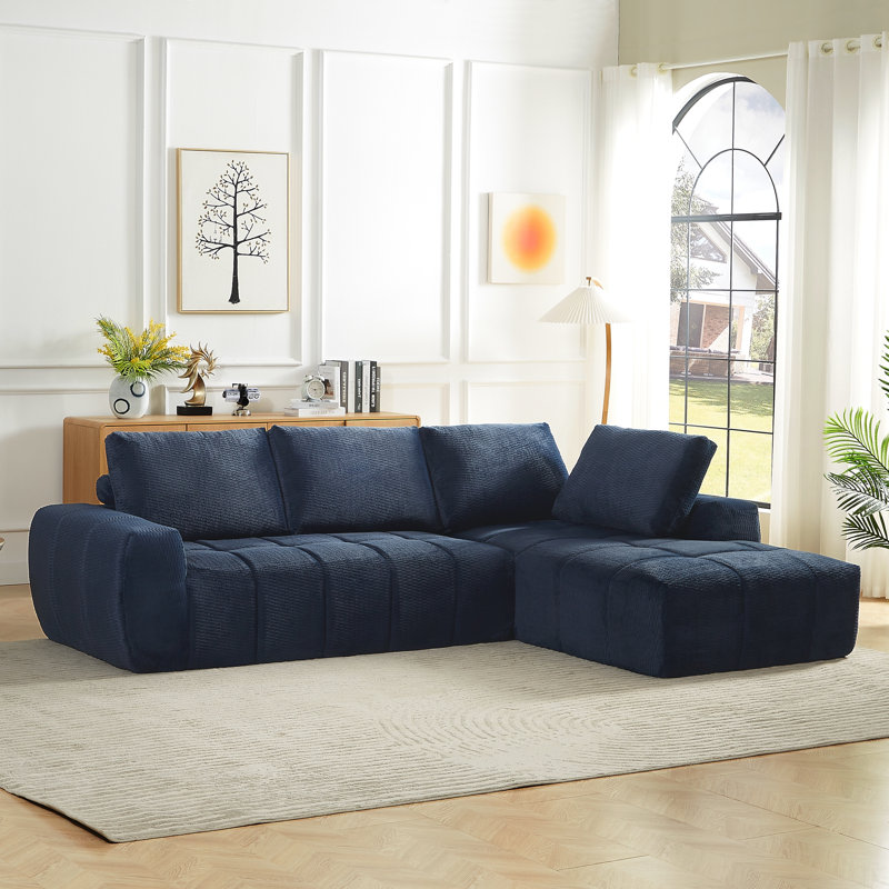 Canapé modulaire surdimensionné en L surdimensionné