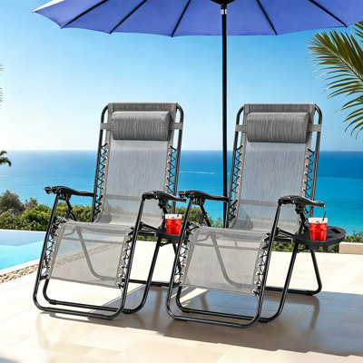 Stanuta Beach Reclining Folding Zero Gravity Chair