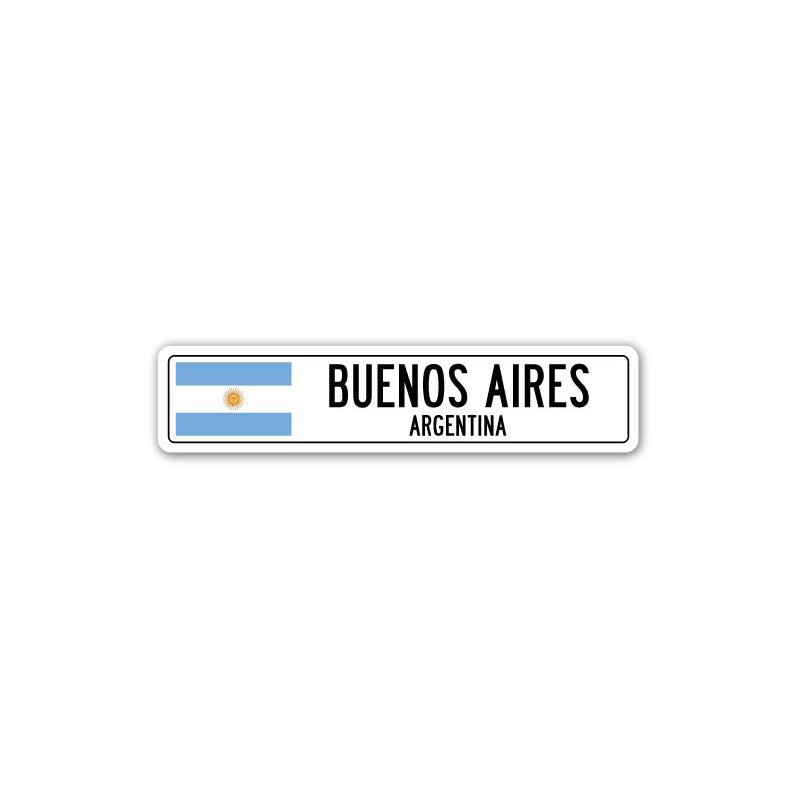 Plaque de rue en aluminium Asherton, H 4 po x l 18 po x P 1 po