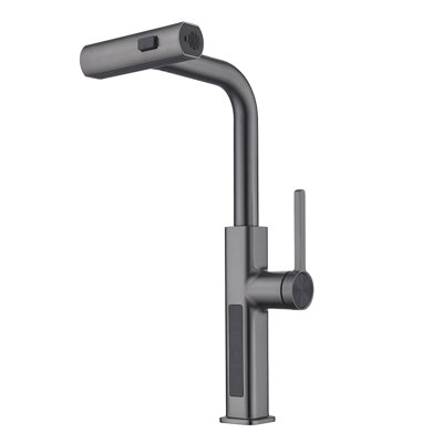 Single Handle Kitchen Faucet with Accessories