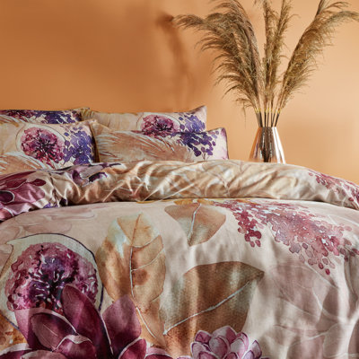 Saffa Cotton Floral Duvet Cover Set with Pillowcases Included