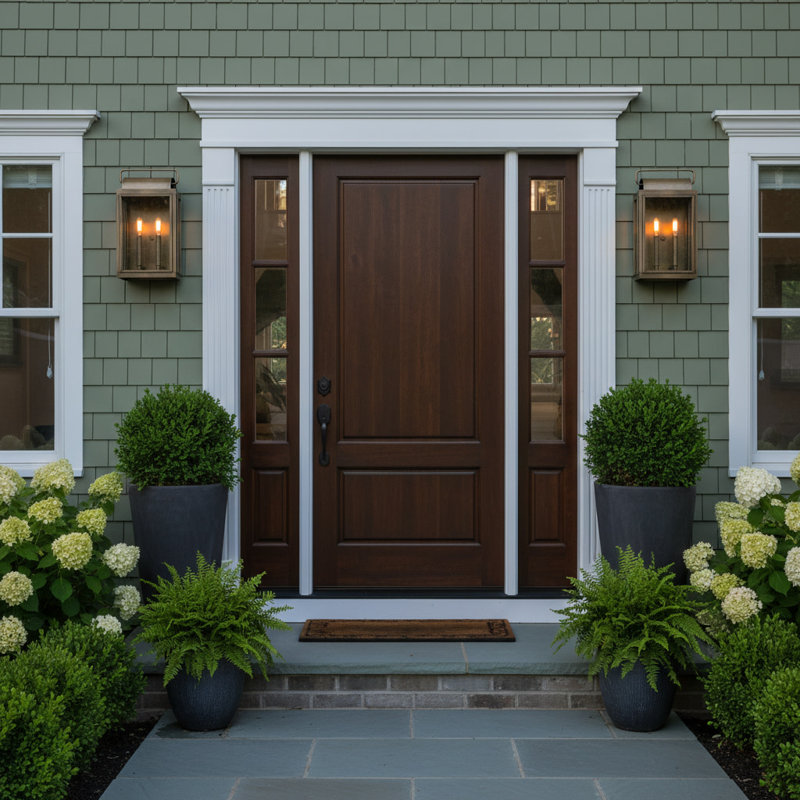 Sag Harbor 16.25" Two-Light Outdoor Wall Mount Lantern, Burnished Bronze