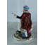Figurine de couple romantique en porcelaine avec guitare et livre NIFao 11 po x 8 po x H 13 po