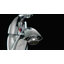 Robinet de salle de bain monotrou Classic avec ensemble de drain, robinet de lavabo de salle de bain à poignée simple-3843479
