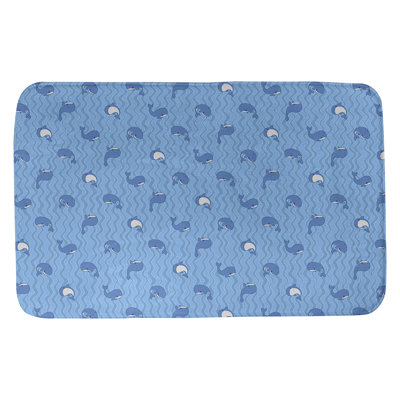 Tapis pour salle de bain katelyn elizabeth baleines Avicia