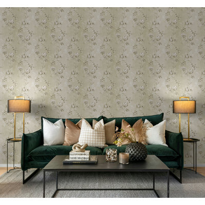 Papier peint à motif floral Seabrook