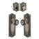 Parthenon Long Plate Complete Entry Set with Single Cylinder Deadbolot and Parthenon Knob