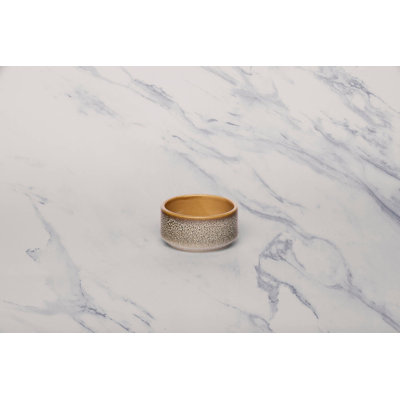Ramequin de beurre en porcelaine de qualité supérieure de 2,7 po, brun |