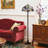 60'' Handcrafted Tiffany Style Floor Lamp, Stained Glass Rose Design, 2-Light, Dual Pull Chain