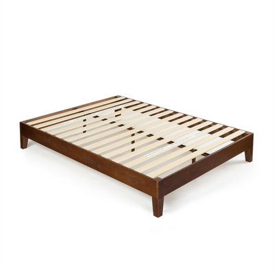 King Size Low Profile Solid Wood Platform Bed Frame In Espresso Finish -  Red Barrel StudioÂ®, 9B84EC5B58C04A33BF234C35000183DD