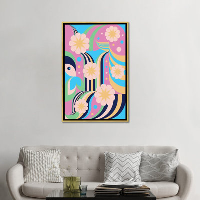 Sakura Girl - Wall Art Print - Framed Canvas