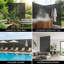 198x122cm Decorative Garden Privacy Screen with Stand | Freestanding Metal Outdoor Divider, Waterproof Panel for Patio, Balcony & Hot Tub Privacy