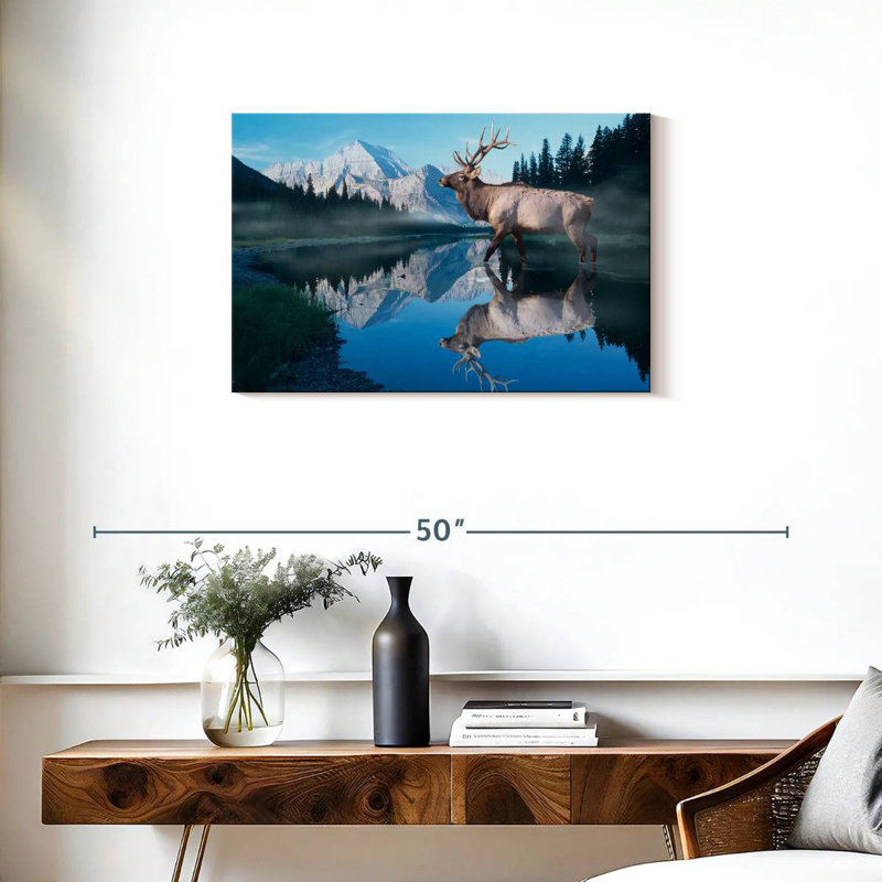 Reflections Of Glacier, 20" H x 30" W