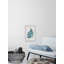 Stems In Indigo VI - Single Picture Frame Print-329261149
