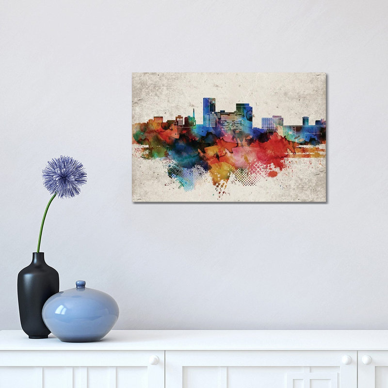 1 Piece Wrapped Canvas Painting, 30.48 cm H x 45.72 cm W