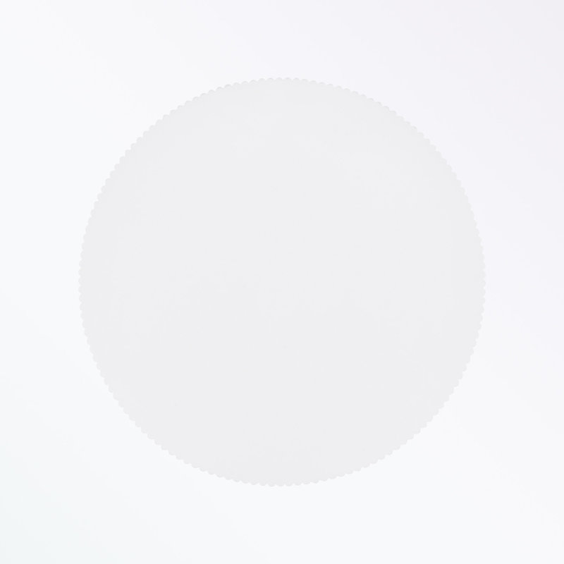 Table basse ronde, Blanc / Blanc