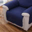 Housse matelassée pour fauteuil inclinable à coussins carrés / rectangulaires-86863992