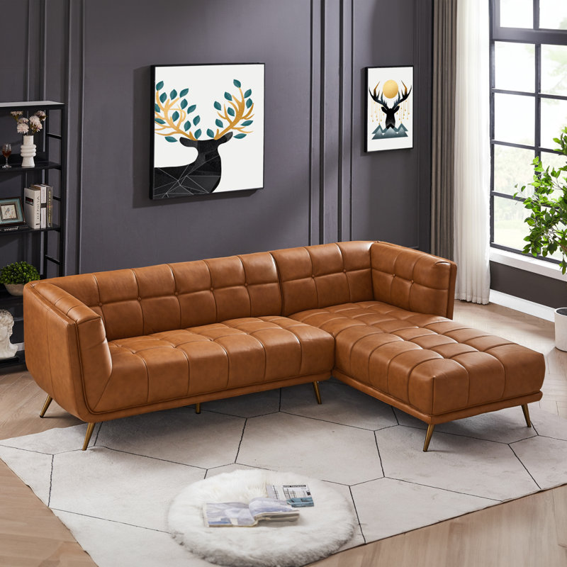 Canapé modulaire en cuir Modern