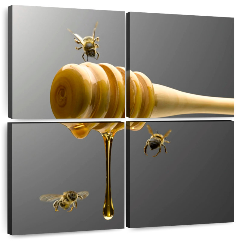 Brampt Honey Dipper And Bees, 74" H x 74" W
