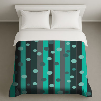 Housse de couette à pois moderne